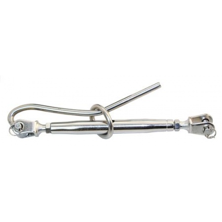 Montagebeispiel. Lieferung ohne Wantenspanner